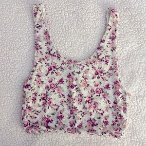 Floral Crop Top 👗